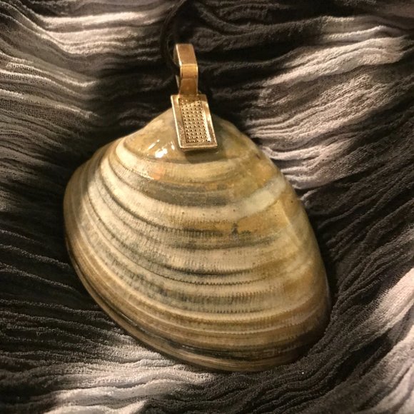 Seashell Boho rare Unique Vintage Rare One of a Kind Handmade Necklace - Picture 2 of 16